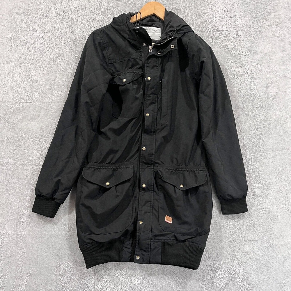 O'Neill Adventure Women Jacket XS Ski Long Black Outdoor Waterproof Full zip